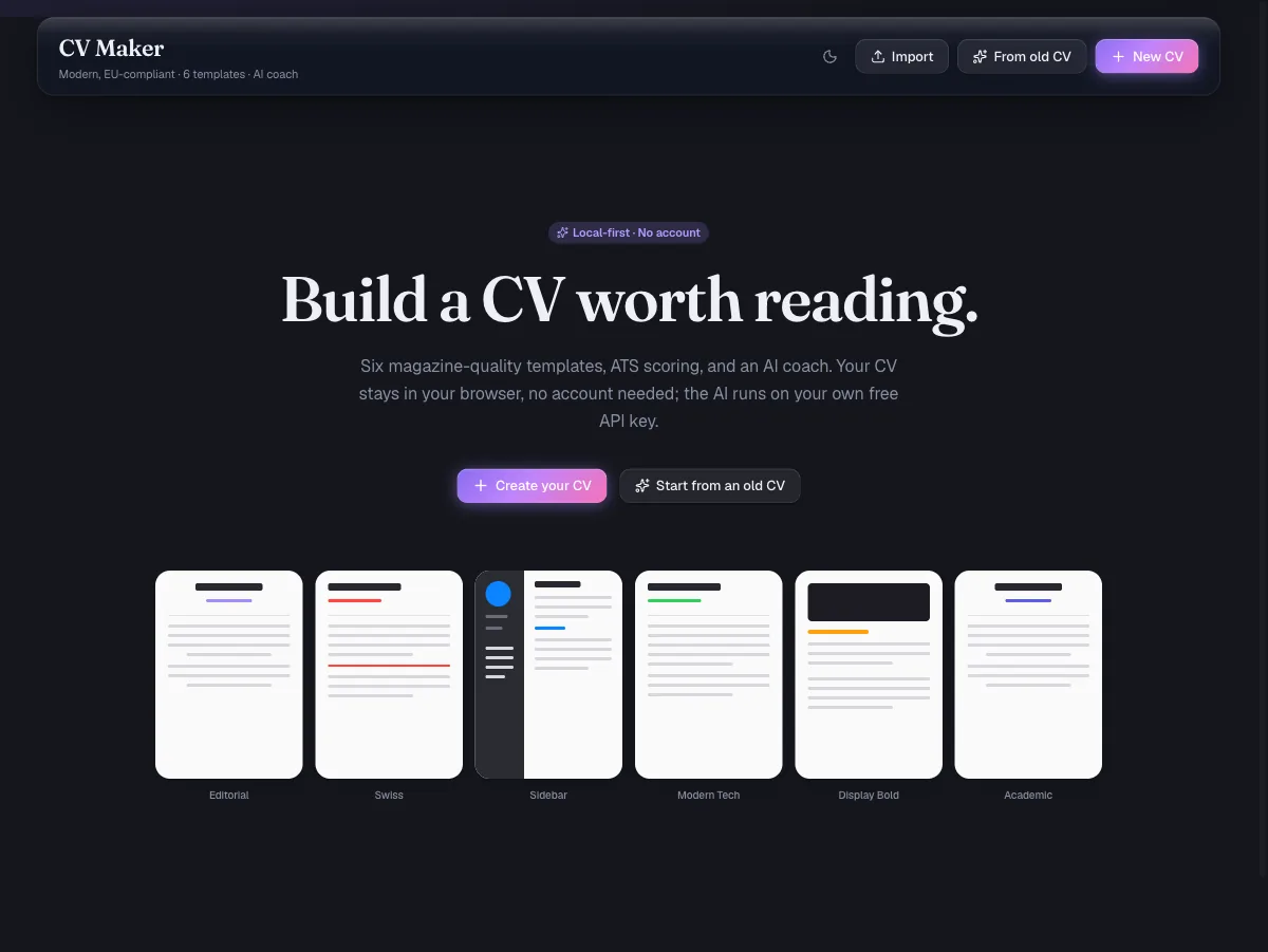 CV Maker