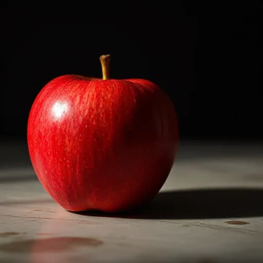 Apple photo with its original background